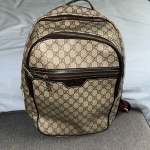 Gucci Monogram Backpack